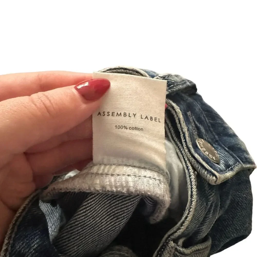 ASSEMBLY LABEL Slim Fit‎ High Waist Denim Sz 8 (S)